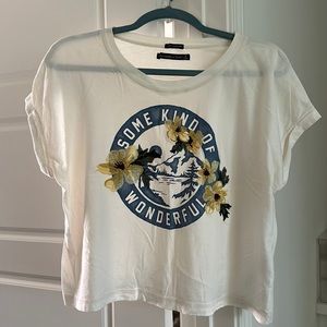 Abercrombie Cotton Embroidered Tee